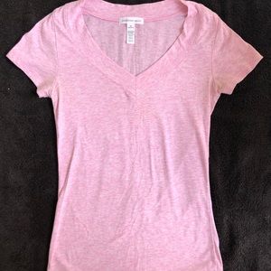 Pink V-neck